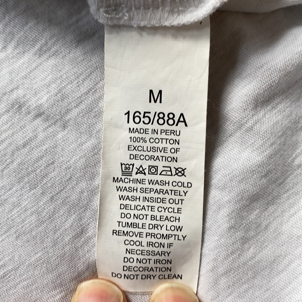 kate spade White Short Sleeve Tee with Red Heart Patch - Picture 5 of 5